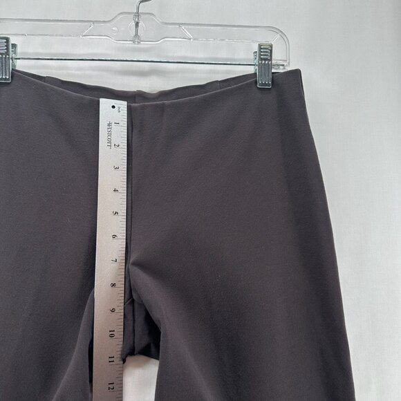 EILEEN FISHER Pants Size S Washable Stretch Crepe Straight Ankle Pull On Brown - Picture 10 of 11